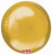 GOLD - ORBZ Dimensional Round Foil Balloon (Pkg of 3) - Anagram