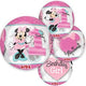 15" Orbz - Mouse 1st Birthday Clear - Anagram