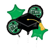 Anagram Party Supplies Graduation Bouquet School Color Green