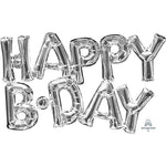 Happy B-Day - Silver - Anagram