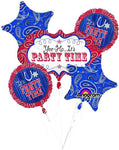 Yee-Ha It's Party Time Western Balloon Bouquet