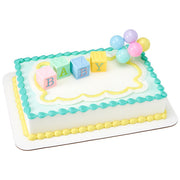 B-A-B-Y Blocks Cake Kit by DecoPac from Instaballoons