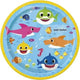 7" Paper Plates - Baby Shark (8ct) - Unique