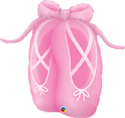 Ballerina Ballet Slippers 35″ Foil Balloon by Qualatex from Instaballoons