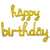 Balloon Banner - Cursive Happy Birthday