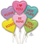 Balloon Bouquet - Candy Hearts - Anagram