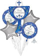 Balloon Bouquet - Communion Day - Boy (5ct) - Anagram