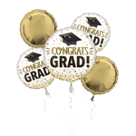 Balloon Bouquet - Congrats Grad Gold - Anagram
