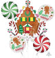 Balloon Bouquet - Gingerbread House - Anagram