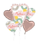 Balloon Bouquet - Happy Mother's Day Lace Heart (5ct) - Anagram