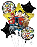 Balloon Bouquet - Justice League (5ct) - Anagram