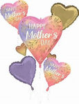 Balloon Bouquet - Mother's Day Botanical Hearts - Anagram