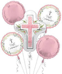 Balloon Bouquet - My First Communion Pink - Anagram