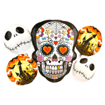 Balloon Bouquet - Skull  - Winner Party