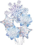 Balloon Bouquet - Snowflakes - Anagram