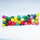 Balloon Net Pre-Strung™ (9ft x 7ft) - Silver Rainbow