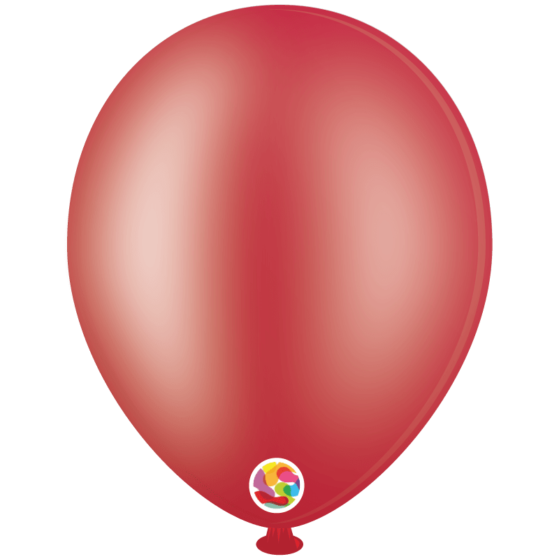 Balloonia Latex Crystal Red 12″ Latex Balloons (50 count)