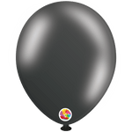 Balloonia Latex Metallic Black 5″ Latex Balloons (100 count)