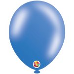 Balloonia Latex Metallic Blue 12″ Latex Balloons (50 count)