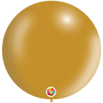 Balloonia Latex Metallic Gold 23″ Latex Balloons (5 count)