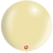 Balloonia Latex Metallic Ivory 36″ Latex Balloons (5 count)