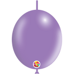 Balloonia Latex Metallic Lavender Deco-Link 6″ Latex Balloons (100 count)