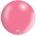 Balloonia Latex Metallic Pink 24″ Latex Balloons (5 count)