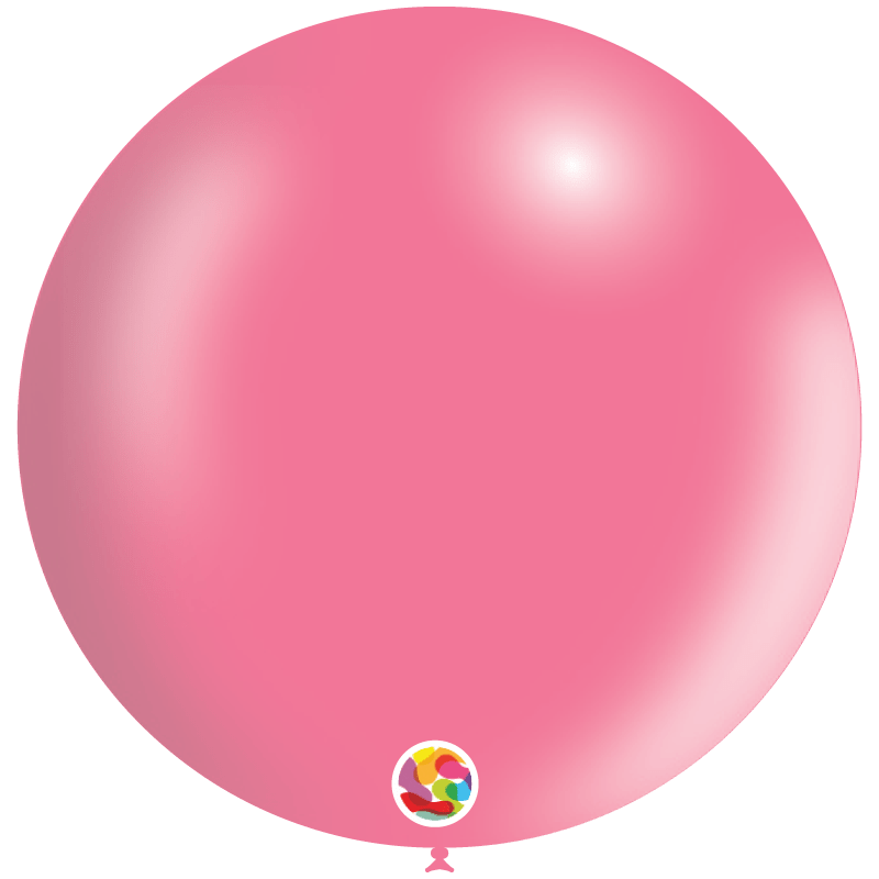 Balloonia Latex Metallic Pink 36″ Latex Balloons (5 count)