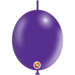 Balloonia Latex Metallic Purple Deco-Link 12″ Latex Balloons (100 count)