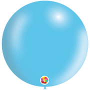 Balloonia Latex Metallic Sky Blue  36″ Latex Balloons (5 count)