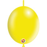 Balloonia Latex Metallic Yellow Lemon Deco-Link 12″ Latex Balloons (100 count)