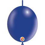 Balloonia Latex Navy Blue Deco-Link 12″ Latex Balloons (100 count)