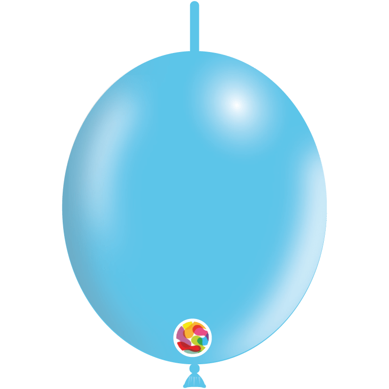Balloonia Latex Sky Blue Deco-Link 12″ Latex Balloons (100 count)