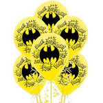 12" Latex Balloons - Batman Heroes Unite (6ct) - Amscan