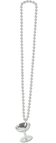 Bead Necklace with Champagne Glass - The Beistle Company