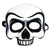 Beistle Party Supplies Skull Half Mask