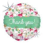 Floral Thank You 18″ Balloon