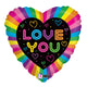 Neon Love 18″ Balloon