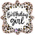 Satin Leopard Birthday Girl 18″ Balloon