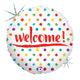 Welcome Dots 18″ Balloon