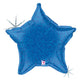 Blue Holographic Star 21″ Balloon