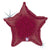 Burgundy Holographic Star 21″ Balloon