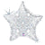 Filigree Silver Star 21″ Balloon