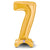 Standups Number 7 - Gold (air-fill Only) 25″ Balloon