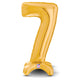 Standups Number 7 - Gold (air-fill Only) 25″ Balloon