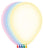 Assorted Crystal Pastel 11″ Latex Balloons (100)