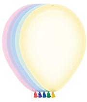 Assorted Crystal Pastel 5″ Latex Balloons (100)