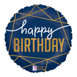 Betallic Happy Birthday Navy 18″