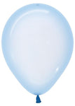 Betallic Latex Crystal Pastel Blue 11″ Latex Balloons (100)