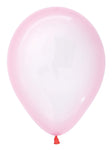 Betallic Latex Crystal Pastel Pink 11″ Latex Balloons (100)